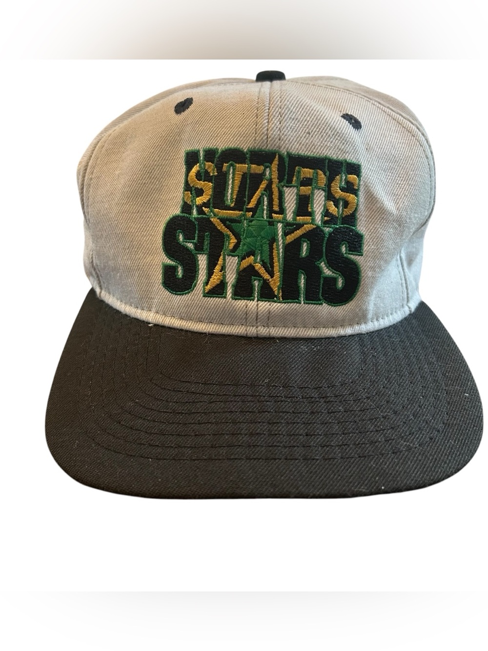 Minnesota North Stars Vintage 90s Snapback Hat NHL #1 Apparel USA‎ Hockey Cap